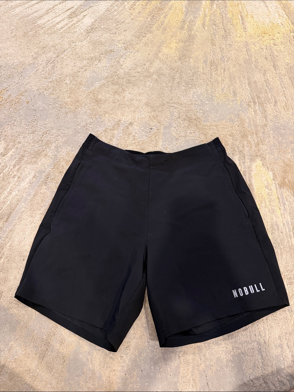 NOBULL Men’s Black Performance Training Shorts black size M in EUC
